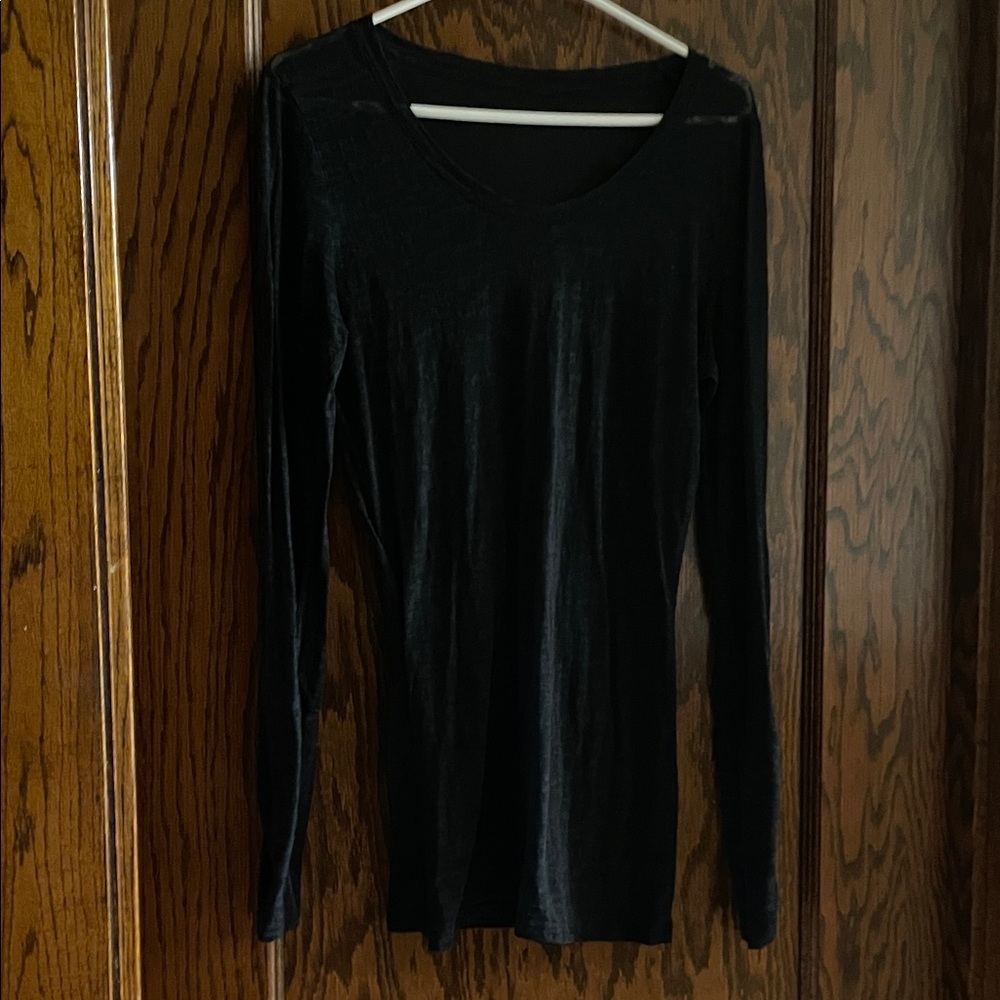 Elegant Black Long Sleeve Top
